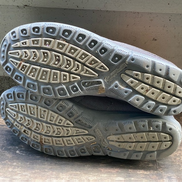 SKECHERS 49005 Womens RELAXED SERENITY Blue Gray Slip-on Mule Clog Shoed SZ 9.5 - Picture 11 of 11